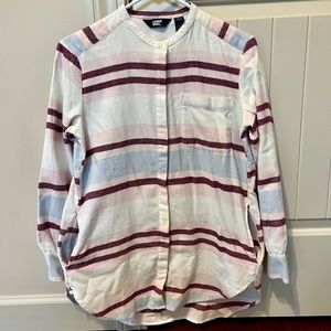 NWOT Lands End Women’s Size XS Flannel A Line Tunic Shirt